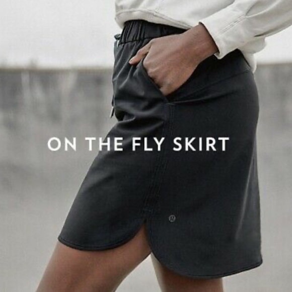 Lululemon On The Fly Skirt *21" - Black - Picture 8 of 12